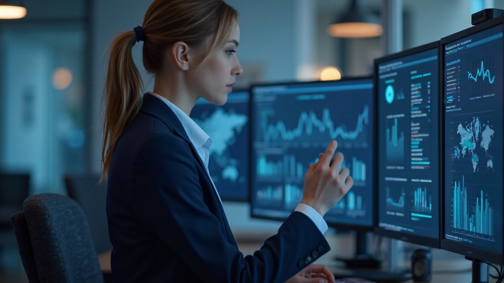 Интерактивная панель управления с метриками и показателями бизнеса