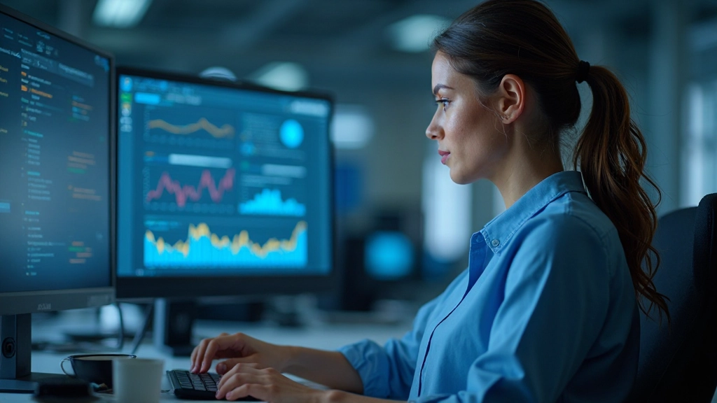 Специалист по данным работает с большими объёмами информации